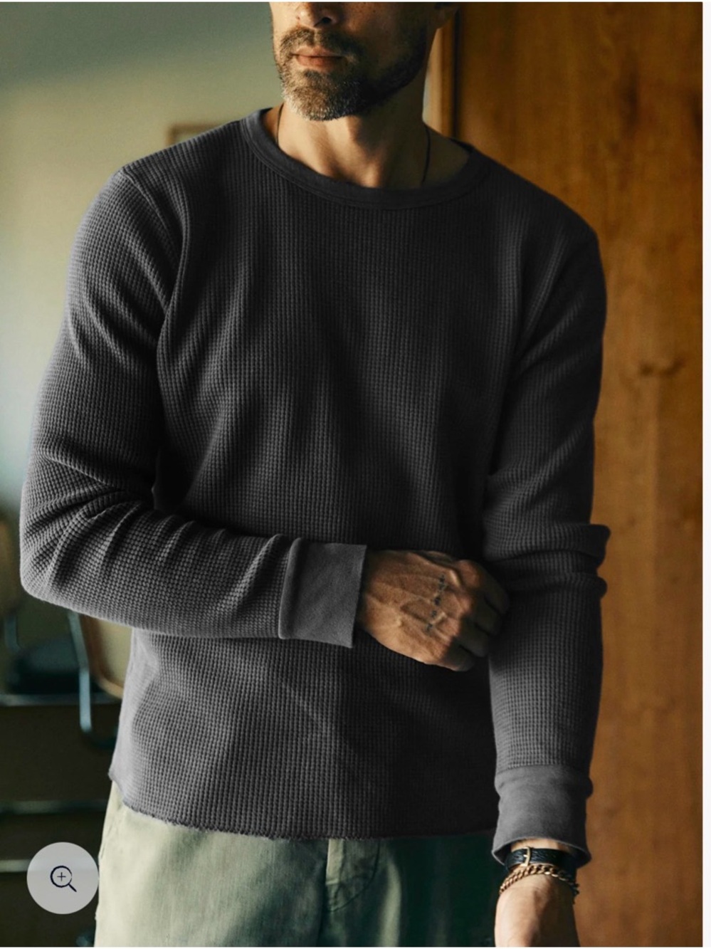 Imogene + Willie Long Sleeve Thermal Crew